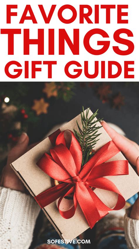 favorite thing gift ideas